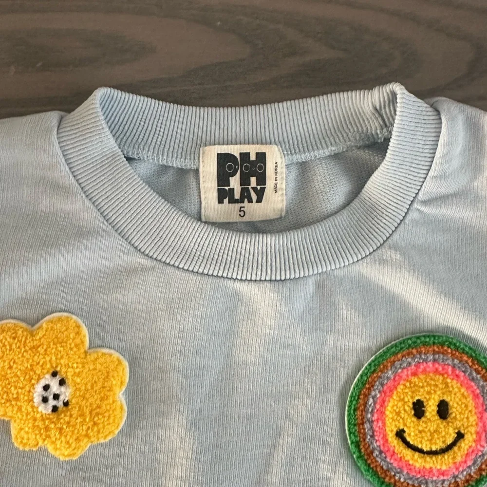PETITE HAILEY GIRLS MULTI PATCHED SET